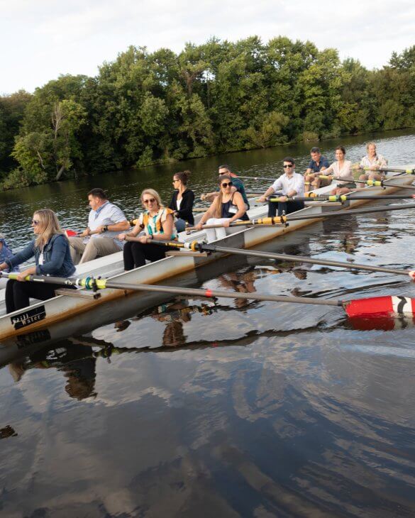 ROWING ON THE CHARLES RIVER